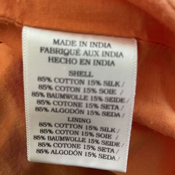 The ODELLS Paloma Skirt Womens Medium (*runs small) Floral Tiered Cotton Silk - Picture 11 of 12